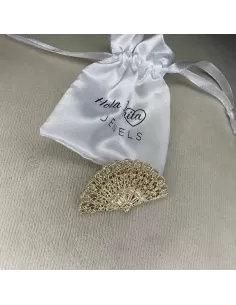 Broche abanico