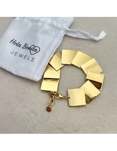 Pulsera estela cuadrada