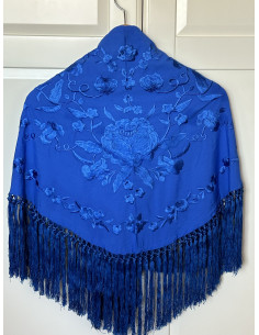 Mantoncillo Soleá azulina en azulina