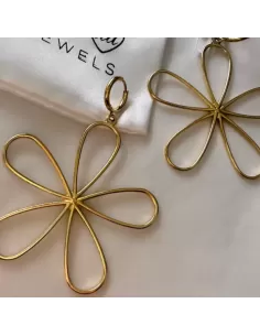 Pendientes forma de flor